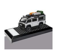 AMYALIN Coche Modelo 1:32 para Land para Rover para Defender Van Modelo De Coche Coleccionable De Aleación Fundida A Presión Colección(Plata)
