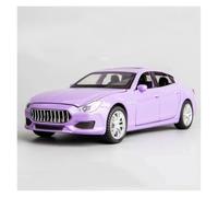 AMYALIN Coche Modelo 1:32 para Maserati para Quattroporte Colección De Modelos De Coches De Aleación De Metal Fundido A Presión Colección(PÚRPURA)