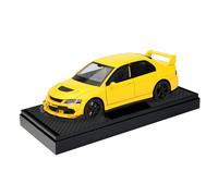 AMYALIN Coche Modelo 1:32 para Mitsubishi para EVO Modelo De Coche De Aleación Metálica para Exhibición Colección(Amarillo)