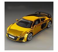 AMYALIN Coche Modelo 1:32 para R8 Colecciones De Coches Modelo De Aleación Metálica Fundida A Presión Colección(Oro)