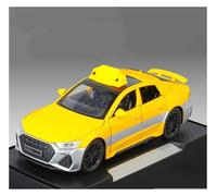 AMYALIN Coche Modelo 1:32 para RS7 para Taxi Colección De Modelos De Coches De Aleación De Metal Fundido A Presión Colección(Amarillo)