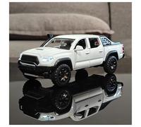 AMYALIN Coche Modelo 1:32 para Toyota para Tacoma para TRO para Viajes Adornos De Aleación para Modelos De Coches Fundidos A Presión Colecciones De Pasatiempos Colección(Blanco)