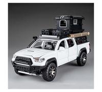 AMYALIN Coche Modelo 1:32 para Toyota para Takuma para Pickup Adornos De Coches Modelo De Aleación Fundida A Presión Colección(Blanco)