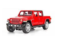 AMYALIN Coche Modelo 1:32 para Wrangler para Jeep Modelo De Metal Fundido A Presión De Aleación Colección(Rojo)