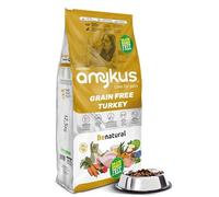 Amykus Grain Free Turkey 12,5 kg | Alimento Completo Sin Cereales con Pavo para Perros Adultos | Alta Digestibilidad y Fórmula Premium para Intolerancias Alimentarias