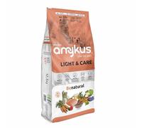 Amykus Original Light & Care 12,5 kg | Pienso Light para Perros Adultos y Senior | Control de Peso | Pollo y Pavo | Bajo en Grasa