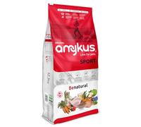 Amykus Original Sport | Pienso para Perros Activos 12,5 kg | Receta con Pollo y Pavo | Alto en Proteínas y Energía | Cuida Las Articulaciones