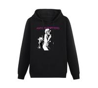 Amyl and The Sniffers- Sudadera de algodón de manga larga para hombre, Negro, L