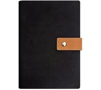 AMYSTY Cuaderno Libreta Escuela Bloc De Notas A5 De Cuero PU Con Carpeta De 6 Orificios, Las Páginas Internas Se Pueden Reemplazar, Diario, 160 Páginas, 80 Hojas Cuaderno Empresarial(A)