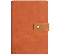 AMYSTY Cuaderno Libreta Escuela Bloc De Notas A5 De Cuero PU Con Carpeta De 6 Orificios, Las Páginas Internas Se Pueden Reemplazar, Diario, 160 Páginas, 80 Hojas Cuaderno Empresarial(C)
