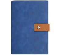 AMYSTY Cuaderno Libreta Escuela Bloc De Notas A5 De Cuero PU Con Carpeta De 6 Orificios, Las Páginas Internas Se Pueden Reemplazar, Diario, 160 Páginas, 80 Hojas Cuaderno Empresarial(B)
