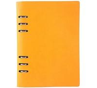 AMYSTY Cuaderno Libreta Escuela Cuaderno De Papelería Creativo De Hojas Sueltas, Carpeta Desmontable De 6 Colores, Suministros De Oficina, Diario Cuaderno Empresarial(F)