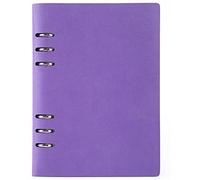 AMYSTY Cuaderno Libreta Escuela Cuaderno De Papelería Creativo De Hojas Sueltas, Carpeta Desmontable De 6 Colores, Suministros De Oficina, Diario Cuaderno Empresarial(A-Purple)