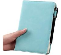 AMYSTY Cuaderno Libreta Escuela Cuaderno De PU Rayado A5, Diario De Tapa Dura for Mujeres, Hombres, Trabajo Universitario, Escuela, Oficina, Diario De Negocios Cuaderno Empresarial(A,Without buckle)