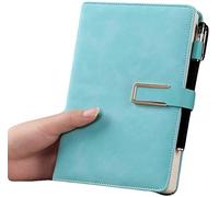 AMYSTY Cuaderno Libreta Escuela Cuaderno De PU Rayado A5, Diario De Tapa Dura for Mujeres, Hombres, Trabajo Universitario, Escuela, Oficina, Diario De Negocios Cuaderno Empresarial(A,With buckle)