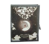 AMYSTY Cuaderno Libreta Escuela Diario Con Candado, Cuaderno, Bonito Planificador Funcional, Libro Con Candado, Papelería Láctea, Paquete De Caja De Regalo Cuaderno Empresarial(D)