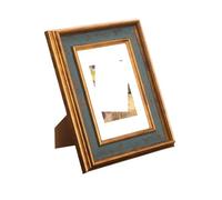 AMYSTY Marcos de Fotos Portaretratos Expositor De Fotos Pared For Escritorio, Y Galería Decoración de Amigos(Gold,8 inch)