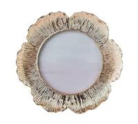 AMYSTY Marcos de Fotos Portaretratos Marco De Fotos Metal Retro Creativo Exhibición Sala Estar Dormitorio Oficina Estudio Decoración Decoración de Amigos(Flowers)