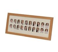 AMYSTY Marcos de Fotos Portaretratos Marco De Fotos Rectangular Combinación Conjunta 2 Pulgadas Pantalla Madera Maciza Dormitorio Vestidor Sala Estudio Decoración de Amigos(A)