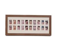 AMYSTY Marcos de Fotos Portaretratos Marco De Fotos Rectangular Combinación Conjunta 2 Pulgadas Pantalla Madera Maciza Dormitorio Vestidor Sala Estudio Decoración de Amigos(C)