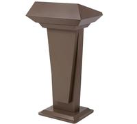 AMYSTY Podio Atriles para Lglesias Soporte De Podio Metal Resistente, Atriles Portátiles, Púlpitos Iglesia, para Profesores Escuela, Instituto Formación Presentación Profesores(Bruin)