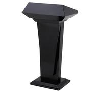 AMYSTY Podio Atriles para Lglesias Soporte De Podio Metal Resistente, Atriles Portátiles, Púlpitos Iglesia, para Profesores Escuela, Instituto Formación Presentación Profesores(Black)