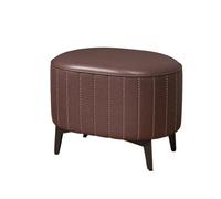 AMYSTY Reposapies Sofa Taburete Reposapiés De Estilo Minimalista con Estructura Madera Tapizada Y Múltiples Funciones Reposa Pies para Sala De Estar(Bruin)