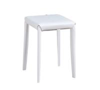 AMYSTY Reposapies Sofa Taburete Reposapiés Minimalista Moderno con Forma De Silla Montar, Versátil For La Sala Estar Reposa Pies para Sala De Estar(White)