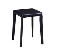 AMYSTY Reposapies Sofa Taburete Reposapiés Minimalista Moderno con Forma De Silla Montar, Versátil For La Sala Estar Reposa Pies para Sala De Estar(Black)