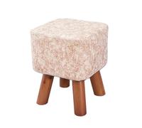 AMYSTY Reposapies Sofa Taburete Reposapiés Moderno Cuadrado Tapizado Pequeño For Sala De Estar Reposa Pies para Sala De Estar(Multi-Colored)