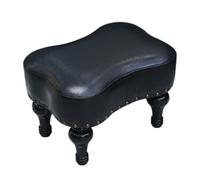 AMYSTY Reposapies Sofa Taburete Reposapiés Pequeño, Taburete Bajo For La Entrada Y Sala De Estar Reposa Pies para Sala De Estar(Black)