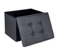 AMYSTY Reposapies Sofa Taburete Reposapiés Plegable For Almacenamiento, Taburete For Guardar Libros Y Discos Reposa Pies para Sala De Estar