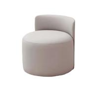 AMYSTY Reposapies Sofa Taburete Respaldo Reposapiés Banco De Zapatos Silla Baja Redonda Almohadilla Gruesa Reposa Pies para Sala De Estar(Gray)