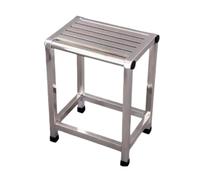 AMYSTY Reposapies Sofa Taburete Taburete De Acero Inoxidable For Cambiar Zapatos, Ideal For La Cama del Apartamento Reposa Pies para Sala De Estar(45cm)