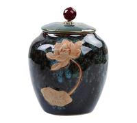 AMYSTY Urna Cenizas Recuerdo Pequeña Urna De Cremación Recuerdo para Cenizas Humanas, Pequeñas Urnas Cerámica para, Hombre O Mujer Adulto Funerarias Decorativa(B)
