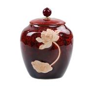 AMYSTY Urna Cenizas Recuerdo Pequeña Urna De Cremación Recuerdo para Cenizas Humanas, Pequeñas Urnas Cerámica para, Hombre O Mujer Adulto Funerarias Decorativa(A)