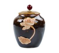 AMYSTY Urna Cenizas Recuerdo Pequeña Urna De Cremación Recuerdo para Cenizas Humanas, Pequeñas Urnas Cerámica para, Hombre O Mujer Adulto Funerarias Decorativa(C)
