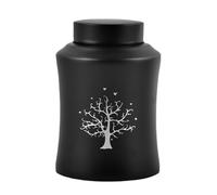 AMYSTY Urna Cenizas Recuerdo Urnas de cremación para Cenizas humanas, Hombres y Mujeres Adultos, urna Decorativa funeraria Acero Inoxidable para Funerarias Decorativa(14.5 * 21.5 cm)