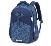 Amythe Mochila Escolar Adolescente Ergonómica para Chicos Chicas, Mochila Casual 5º a 9º Grado con Funda Antilluvia, Compartimento Portátil, Cinturón Lumbar Extraíble, para Escuela Outdoor Viaje