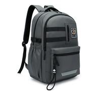 Amythe Mochila Escolar Adolescente Ligera, Mochila Instituto Adaptable a Carro para Juveniles 10 a 18 Años, Mochilas Escolares Impermeable para Viagem & Escola, Gris