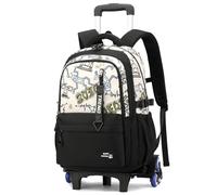 Amythe Mochila Escolar con Ruedas para Chicos 10-24 Años - Mochila Carro 6 Ruedas para Instituto y Bachillerato - Gran Mochilas de Viaje para PC 15.6" - Vuelta al Cole Navidad