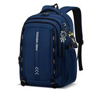 Amythe Mochila Escolar para Chicos - Mochilas Colegio Adolescentes 36L Impermeable Ligera - Mochila Tipo Casual Gran para Portátil 15,6" - Apta para Carro - 10-18 Años -Azul