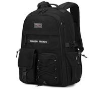 Amythe Mochila Instituto para Adolescentes, Mochilas Escolares para Niñas con Varios Compartimentos Mochila Colegio Moda para Chicas de 12 a 18 años, Negro