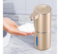 Amyzavls dispensador automático de jabón, 380 ml, fijación a la pared, sin contacto, eléctrico con sensor, recargable por USB, para baño y cocina
