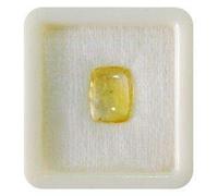 AMZ15635 - Piedra Pukhraj preciosa suelta certificada con zafiro amarillo para hombre, 8,23 quilates, 9,25 ratti AAA + piedra preciosa de calidad (amarillo)