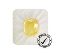 AMZ16082 AMZ16082 - Piedra preciosa de Pukhraj para hombre, zafiro amarillo certificado, 10,25 ratti, 9,70 quilates, piedra preciosa suelta AAA + piedra preciosa de calidad (amarillo)
