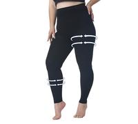 AMZAM- “Pantimedias de compresión médica talla grande 4XL para mujeres y hombres, 1520 mmHg Leggi de compresión graduada
