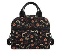 Amzbeauty Bolsa de almuerzo pequeña con correa ajustable para el hombro, bolsa enfriadora cruzada a prueba de fugas, portátil, aislada, lonchera para niños y niños, para la escuela, camping