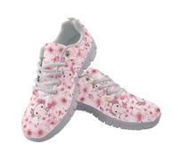 Amzbeauty Zapatillas deportivas para mujer, para caminar, correr, de malla, ligeras, cómodas, atléticas, modernas, transpirables, para entrenamiento, Axolotl Cherry Blossom Pink, 36.5 EU
