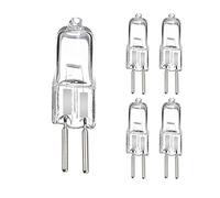 AMZBNEIDI bombillas halógenas, G5.3 12V 20W 35W 50W 75W Halogen Capsule Lamps Pack of 5 Warm White(G5.3-12v-50w)
